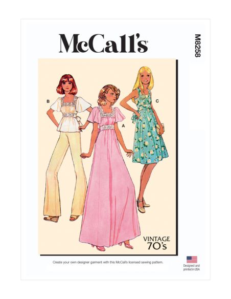 Patron McCall's 8258.A5 - Robes et haut