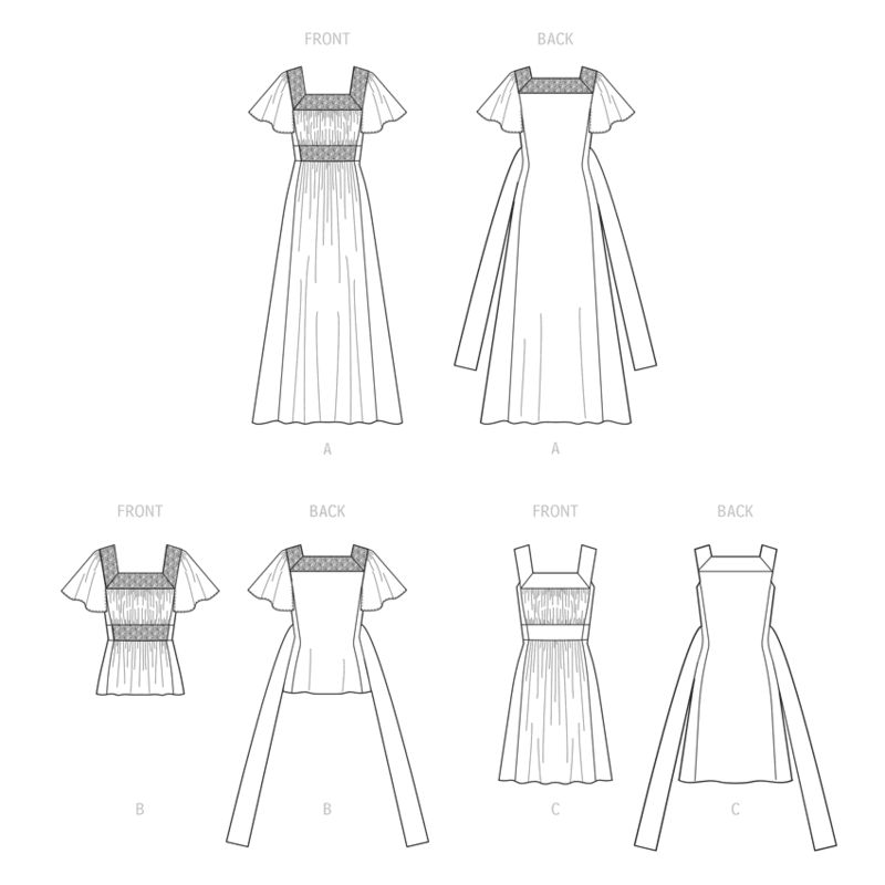 Patron McCall's 8258.A5 - Robes et haut