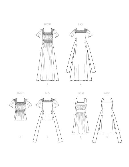 Patron McCall's 8258.A5 - Robes et haut