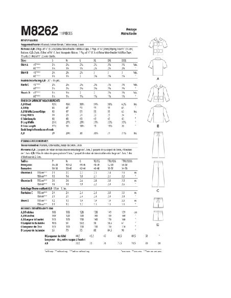 Patron McCall's 8262.XM -Pyjamas