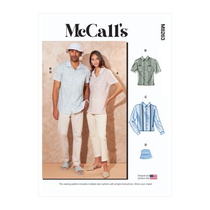 Patron McCall's 8263.A - Chemise et chapeau