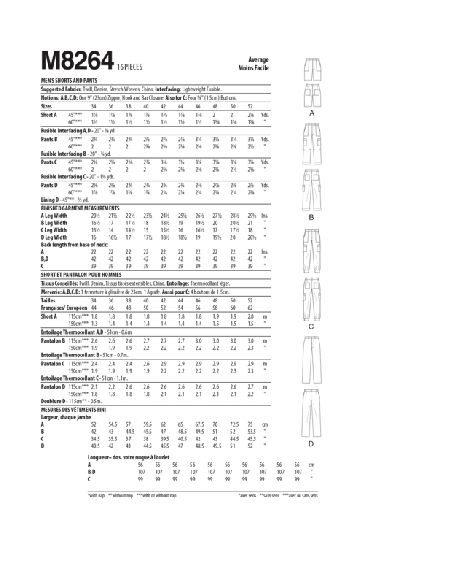 Patron McCall's 8264.AA - Short et pantalon