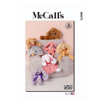 Patron McCall's 8270.OS - Lapin et robes