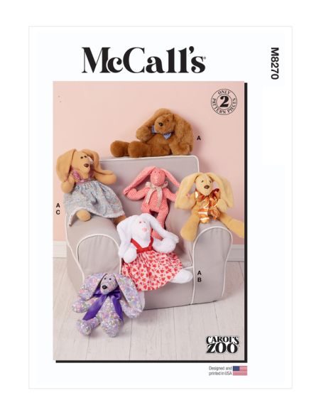 Patron McCall's 8270.OS - Lapin et robes