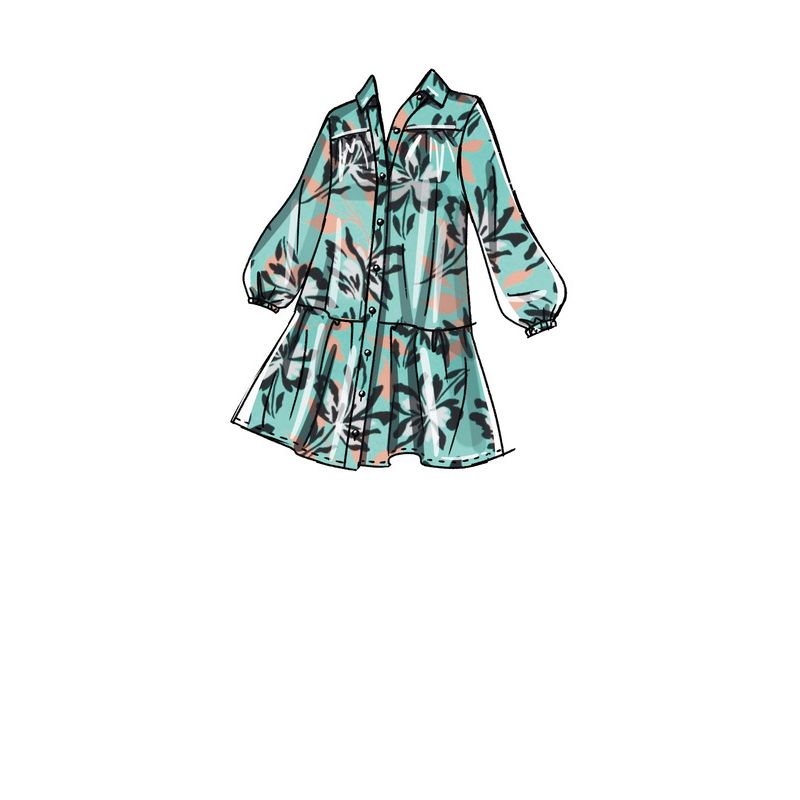 Patron McCall's 8285.Y - Haut et robes