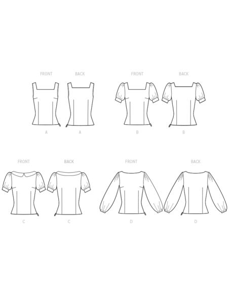 Patron McCall's 8287.A5 - Hauts