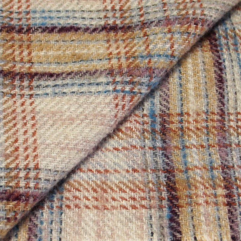 Tweed de laine - Carreaux multicolore