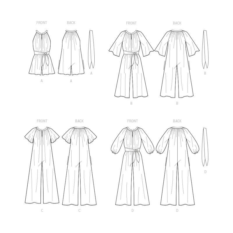 Patron McCall's 8288.B5 - Barboteuse, combinaisons