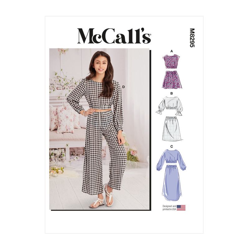 Patron McCall's 8295.A - Hauts, jupes, short et pantalon