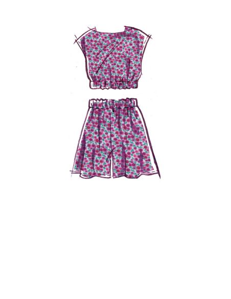 Patron McCall's 8295.A - Hauts, jupes, short et pantalon