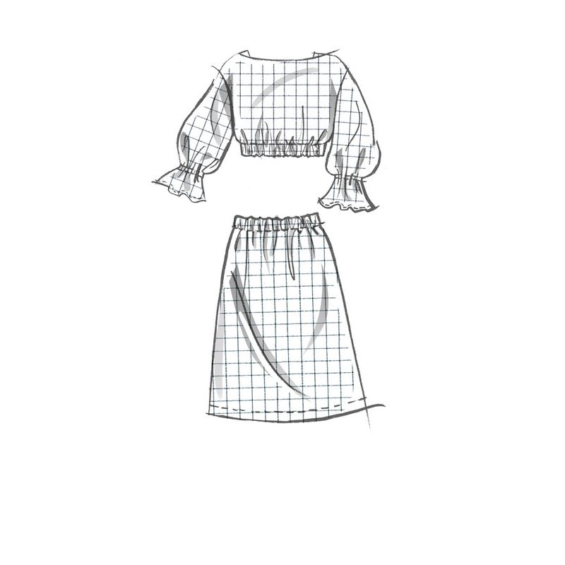 Patron McCall's 8295.A - Hauts, jupes, short et pantalon