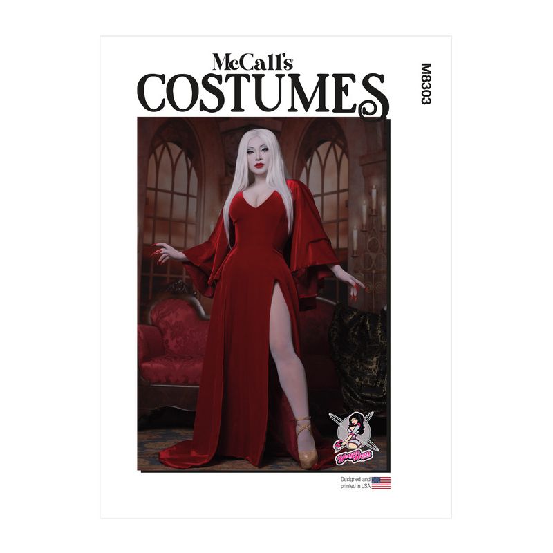 Patron McCall's 8303.A5 - Robe et cape