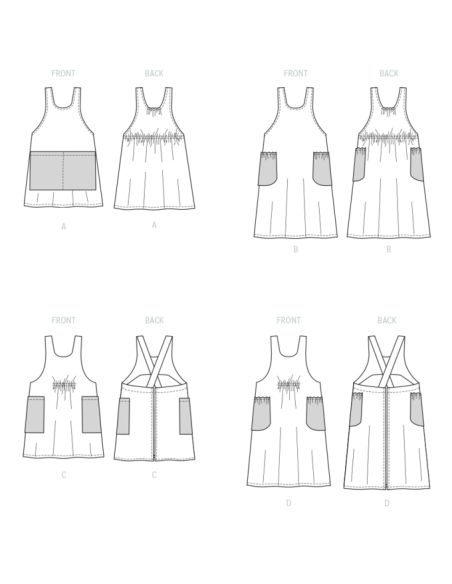 Patron McCall's 8308.A - Tabliers