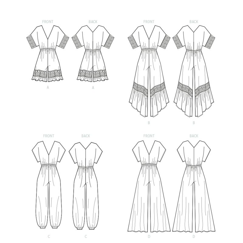 Patron McCall's 8313.Y - Baboteuse et combinaisons