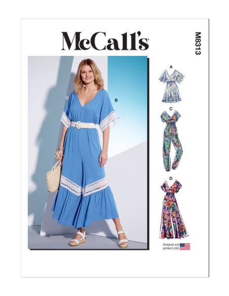 Patron McCall's 8313.Y - Baboteuse et combinaisons