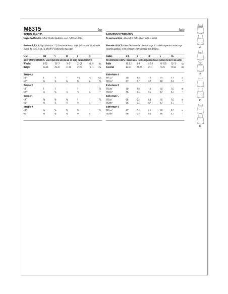 Patron McCall's 8315.YA5 - Baboteuse