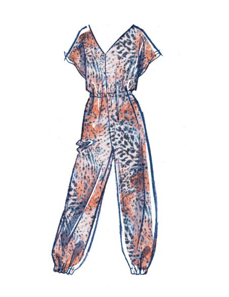 Patron McCall's 8317.A - Barboteuse et combinaisons