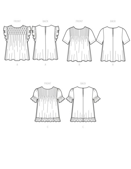 Patron McCall's 8325.Y - Hauts