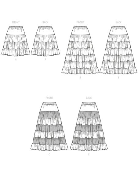 Patron McCall's 8326.Y - Jupes