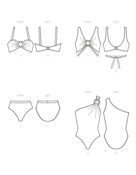 Patron McCall's 8329.D5 - Maillot de bain