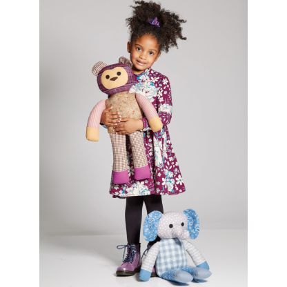 Patron McCall's 8333.OS - Animaux en peluche de 54cm 2