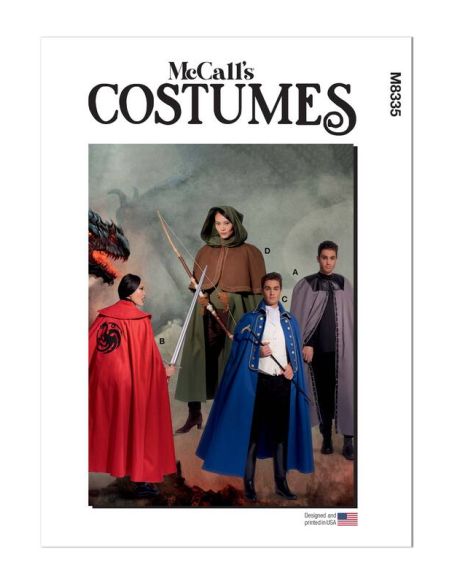 Patron McCall's 8335.A - Cape de déguisement