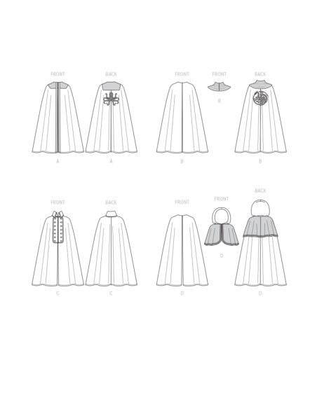 Patron McCall's 8335.A - Cape de déguisement