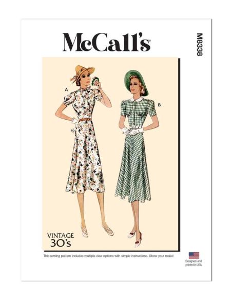 Patron McCall's 8338.A5 - Robes vintage