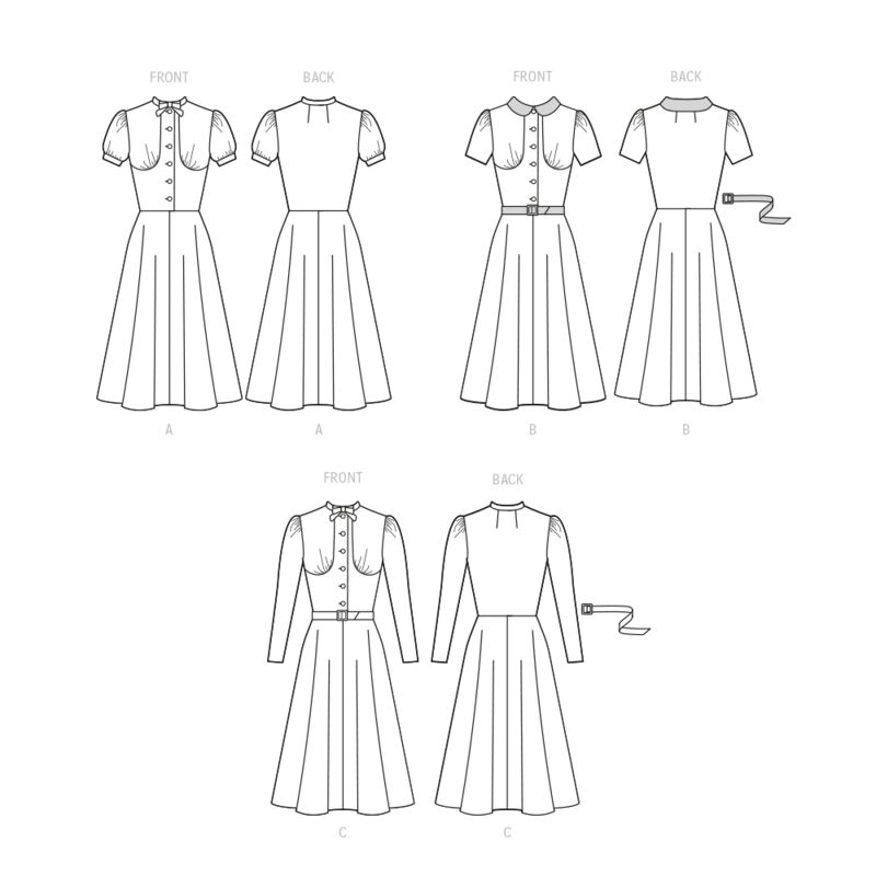 Patron McCall's 8338.A5 - Robes vintage