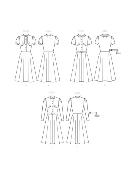 Patron McCall's 8338.A5 - Robes vintage