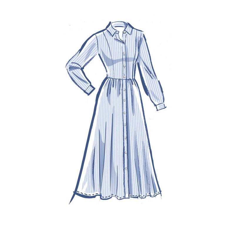 Patron McCall's 8342.K5 - Robe chemisier