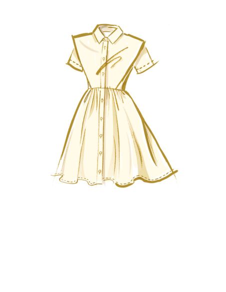 Patron McCall's 8342.K5 - Robe chemisier