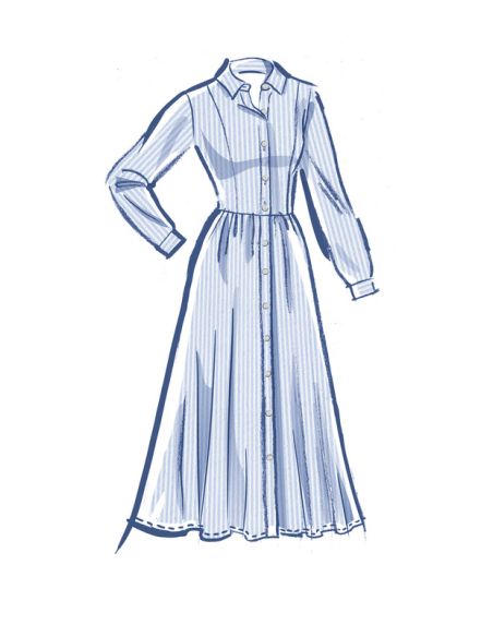 Patron McCall's 8342.K5 - Robe chemisier