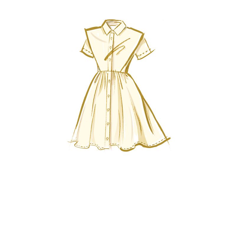 Patron McCall's 8342.K5 - Robe chemisier