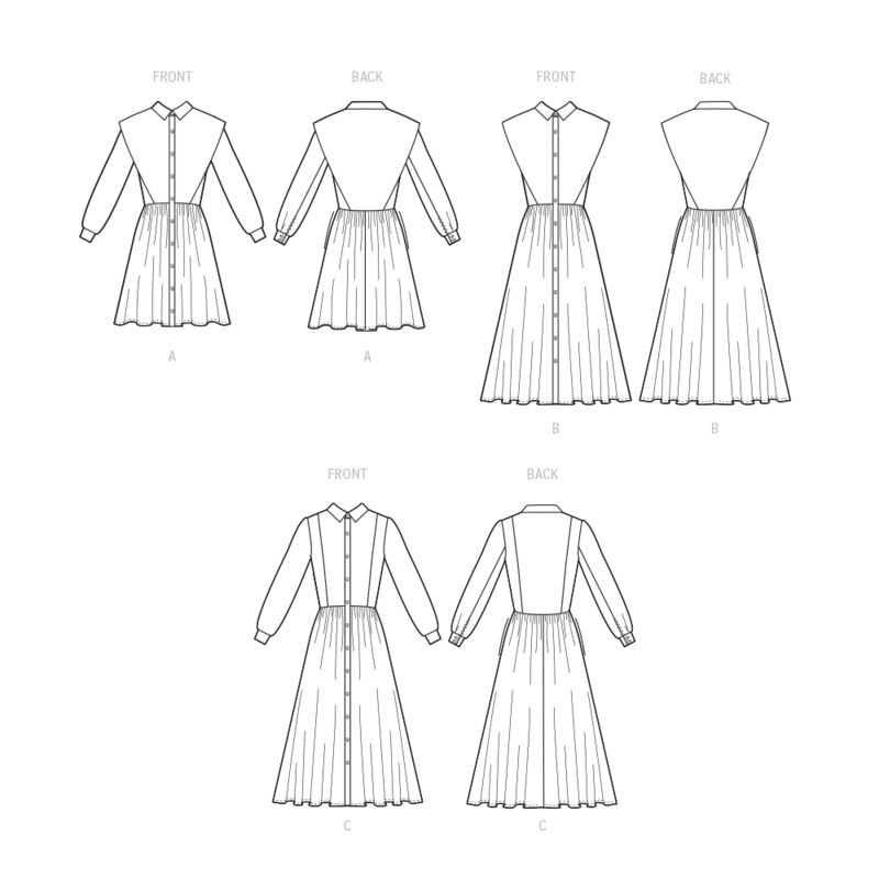 Patron McCall's 8342.K5 - Robe chemisier