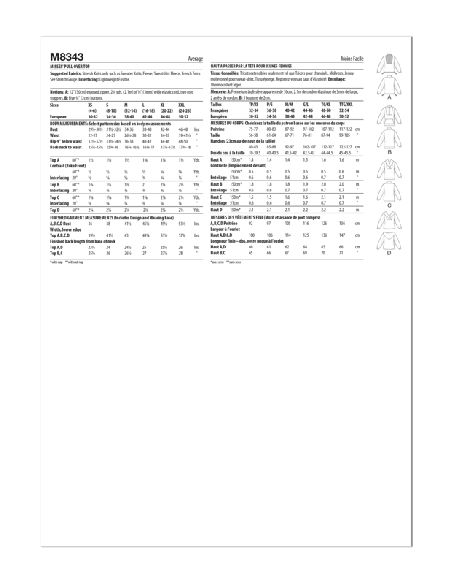 Patron McCall's 8343.Y - Haut