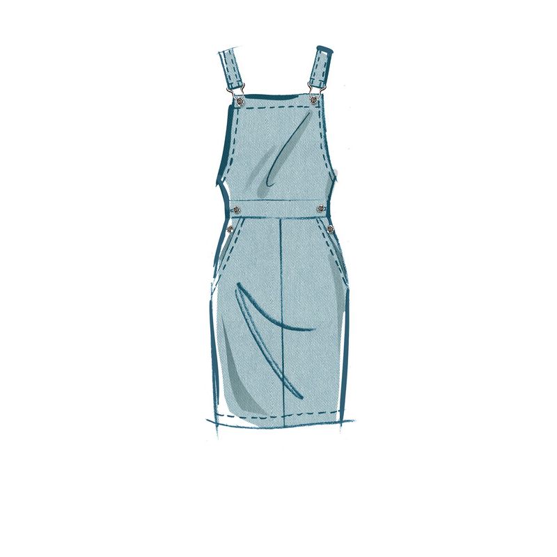 Patron McCall's 8345.A5 - Jupe-salopette