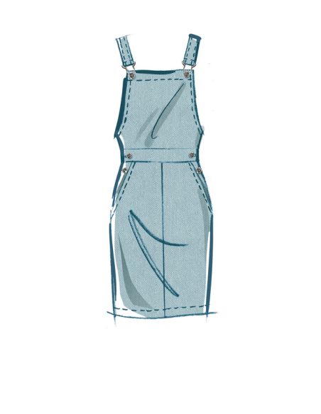 Patron McCall's 8345.A5 - Jupe-salopette