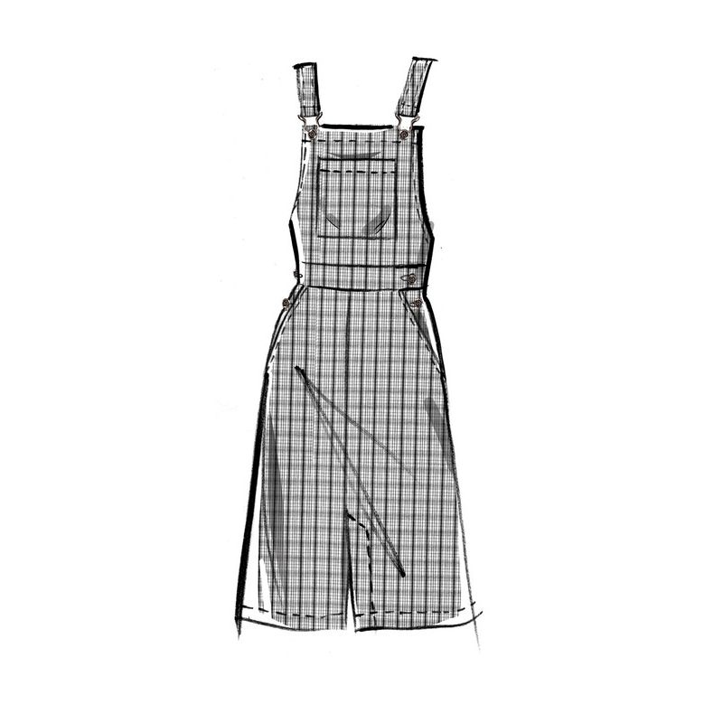 Patron McCall's 8345.A5 - Jupe-salopette