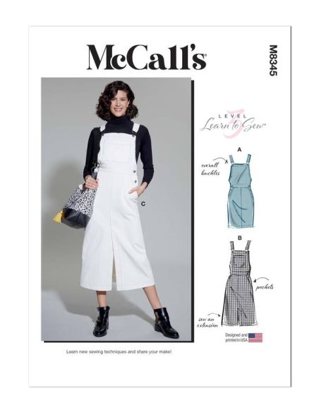 Patron McCall's 8345.A5 - Jupe-salopette