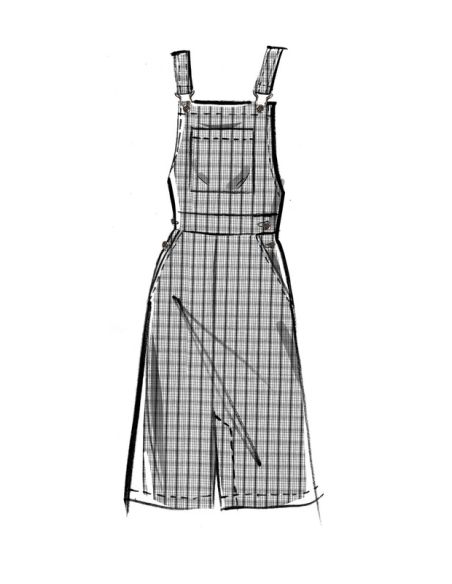 Patron McCall's 8345.A5 - Jupe-salopette