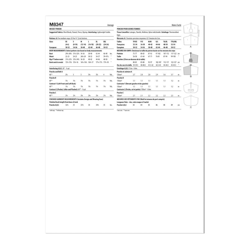 Patron McCall's 8347.Y - Poncho