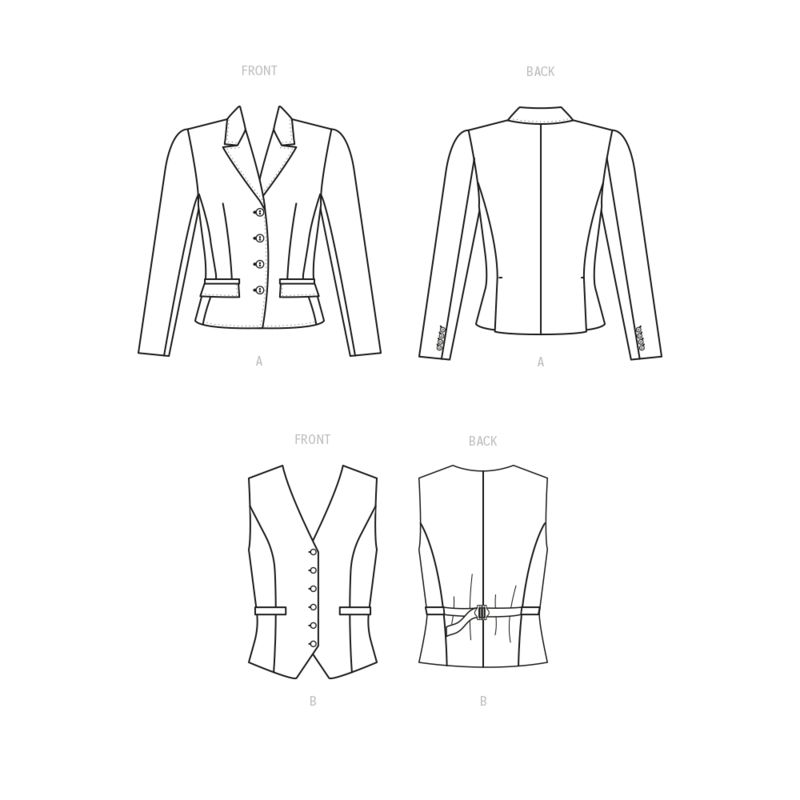 Patron McCall's 8350.A5 - Blazer et gilet
