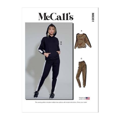 Patron McCall's 8351.Y - Pantalon, haut et sweat