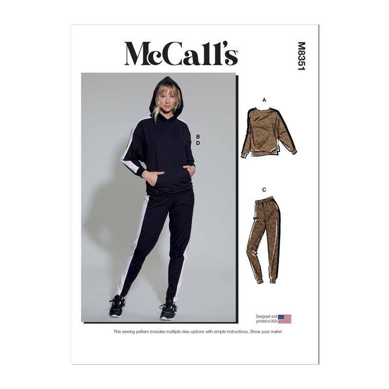 Patron McCall's 8351.Y - Pantalon, haut et sweat