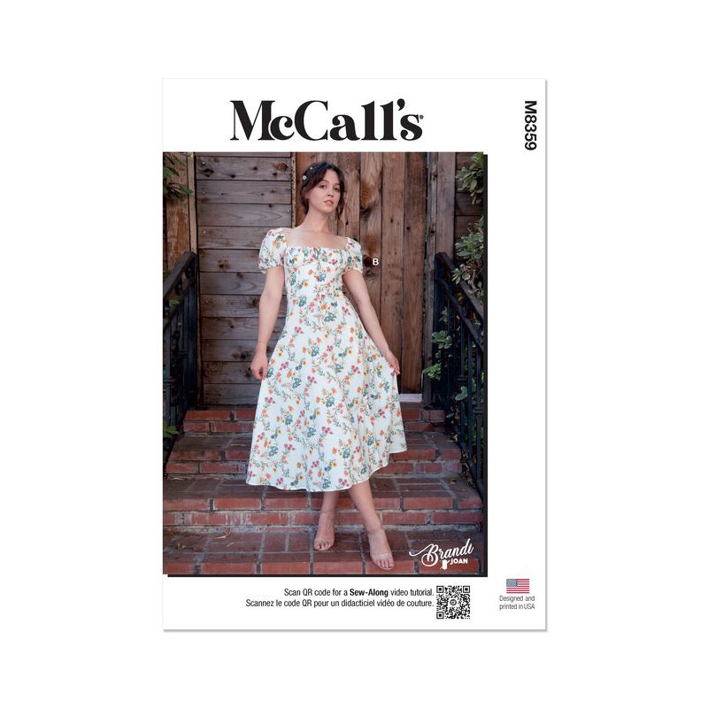 Patron McCall's 8359.A5 - Haut et robe