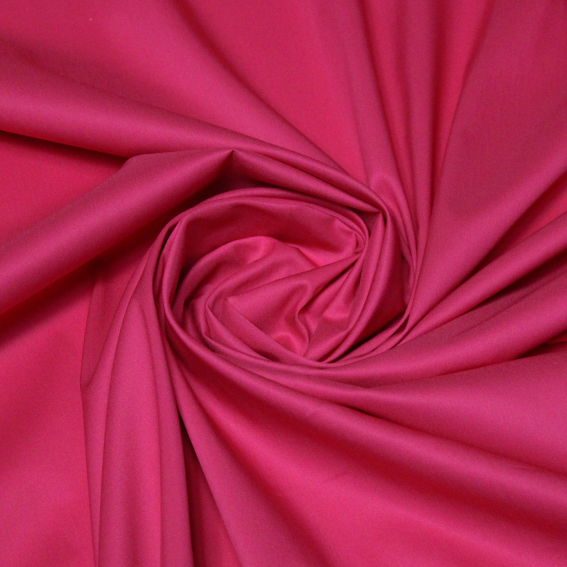 Popeline coton & élasthanne - Rose