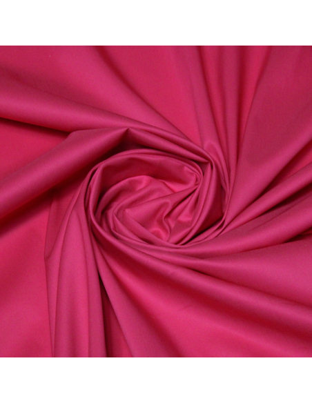 Popeline coton & élasthanne - Rose