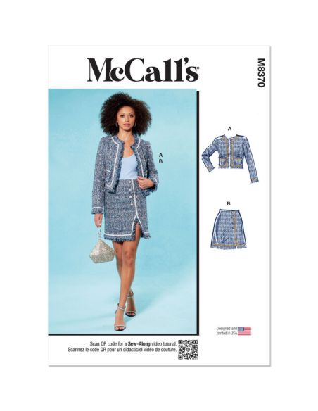 Patron McCall's 8370.A5 - Veste et jupe