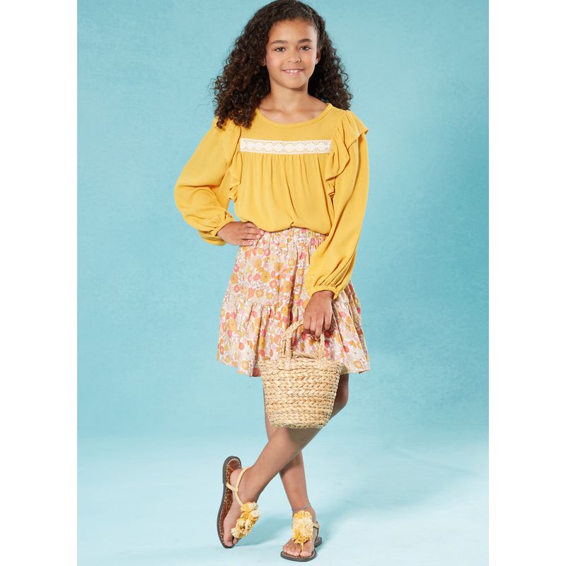 Patron McCall's 8373.CCE - Haut et jupe